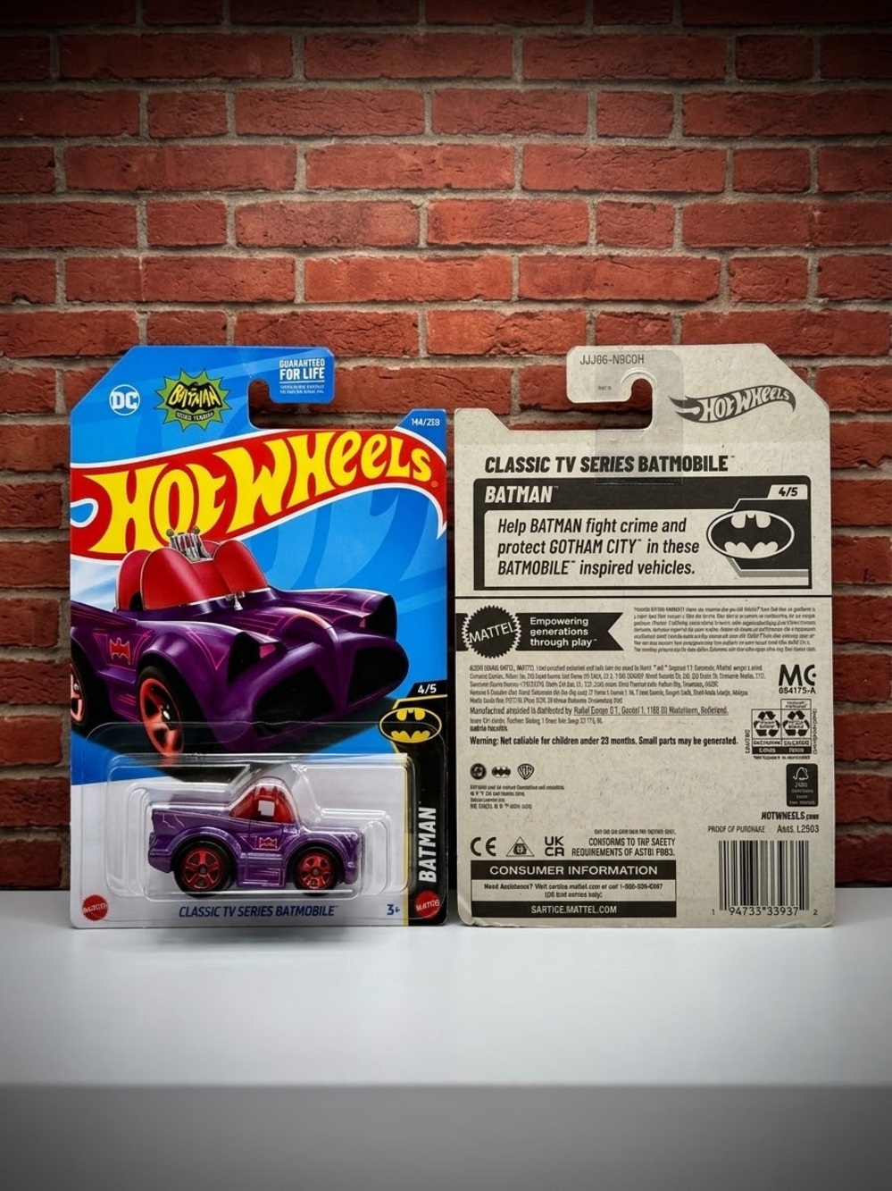 Hot Wheels Classic TV Series Batmobile - Purple